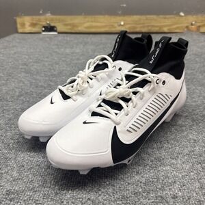 Nike Vapor Edge Pro 360 2 White Black Football Cleats FZ4267-100 Mens Size 14